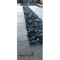 Gray Reflective 1/4 in. Fire Glass 10 lb