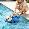 thumbnail image 3 of Dog Life Jackets, Dog Life Vests for Swimming, Beach Boating with High Buoyancy, Puppy Life Vests for Swimming for Small Medium Dogs, M, 3 of 11