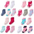 thumbnail image 1 of Medias Little Me Paquete de 20 Pares para Bebés y Niñas Pequeñas Tallas Variadas, 1 of 3