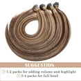 thumbnail image 5 of SEGO 100% Remy Human Hair Extensions Micro Loop Hair Extension Nano Micro Bead Ring Thick Hair Piece Clearance, 5 of 8