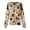 Beige(Pumpkin Ghost), variant on Halloween Scrub Jackets for Woman Long Sleeve Snap Front Lightweight Scrub Jackets for Women Cute Cartoon Ghost Scrub Tops Soft Breathable Nursing Jacket Vermilion 3XL