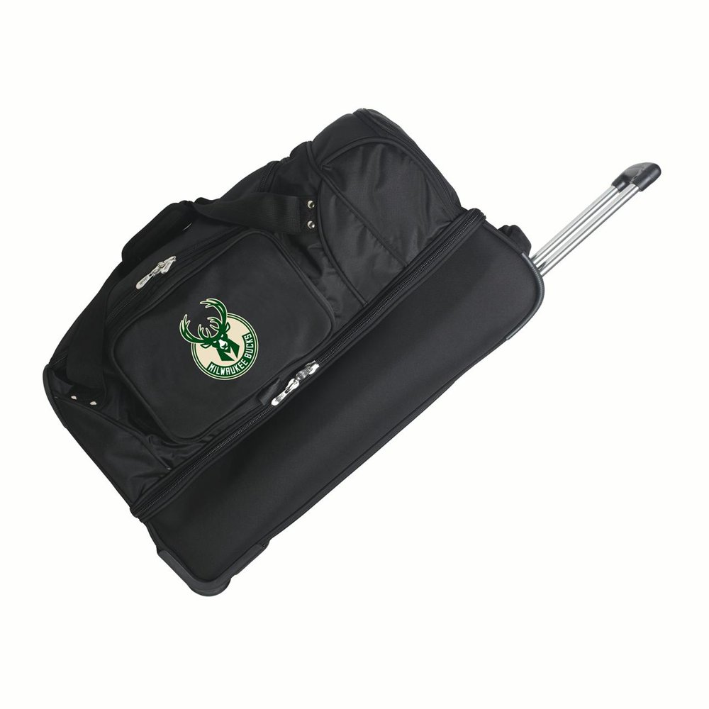 NBA Milwaukee Bucks 27 in. Wheeled Nylon Duffel Bag