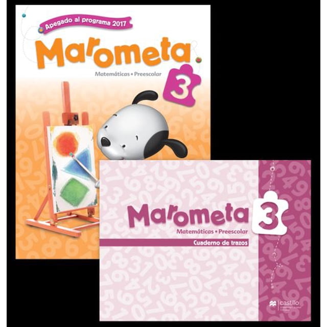 Paq. marometa matematicas 3 preescolar / 3 ed. (libro de estudio + cuaderno de trabajo)