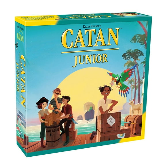 CATAN - JUNIOR (EN), Catan Studio - Catan Junior - English - Fun For All Ages - Easy to Learn & Play - Strategy Boardgame - Family Game Nights - For Ages 6+ - 2-4 Players - 30 to 45 Minutes of Play Time