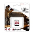thumbnail image 5 of Kingston Canvas React Plus 128GB U3 V90 SDXC UHS-II SD Card Bundle, 5 of 6