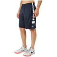 thumbnail image 2 of Nike Elite Stripe Men's Basketball Shorts Obsedian Blue/White 718378-451, 2 of 3