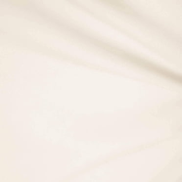 New Creations Premium Poly Cotton Broadcloth Fabric - 60" Wide, Light Weight, Ivory (1 Yard)