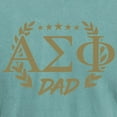 thumbnail image 3 of CafePress - Alpha Sigma Phi Greek Dad Gold T Shirt - Mens Comfort Colors Shirt, 3 of 5