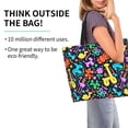thumbnail image 2 of Disketp Colorful Air Balloons1 Bolsa Tote Estampada para Mujer, Bolso de Hombro y de Mano para Compras y Viajes, 2 of 8