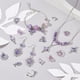 thumbnail image 2 of 32 colgantes góticos de 16 estilos, con forma de corazón de cristal, aretes de aleación de cristal y diamantes de imitación., 2 of 5