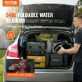 thumbnail image 3 of Portable Water Storage Bladder 142.7 Gal (540L) Collapsible PVC Water Tank - Emergency, Outdoor, Camping & RV Use - Black, 3 of 7
