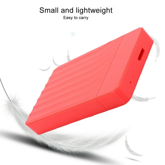 HDD Case, HDD Enclosure, HDD Box, USB3.0 2.5-Inch Portable for OS X Computer Red