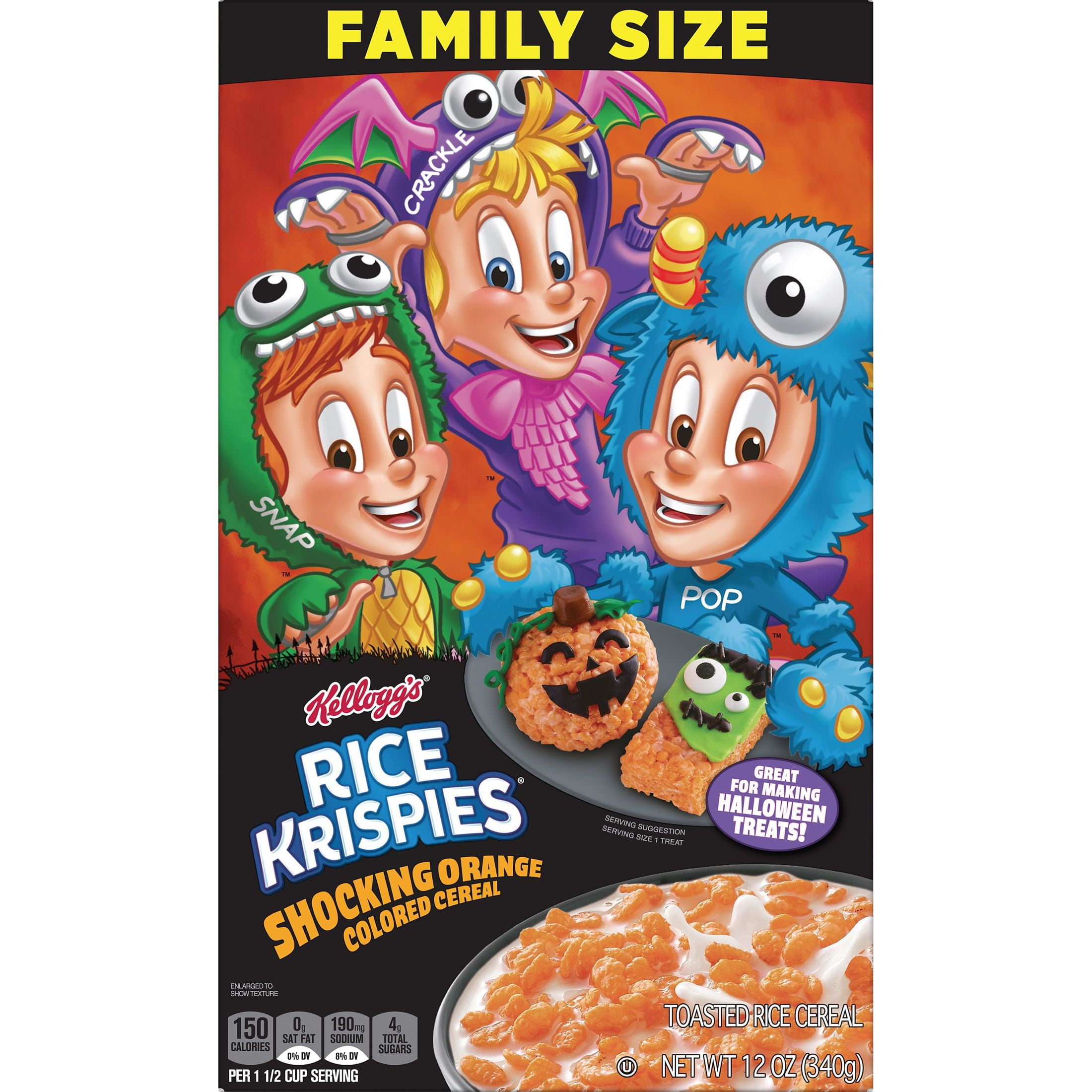 Rice Krispies Halloween Snack - Breakfast cereal - Walmart