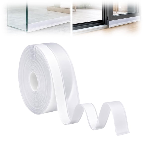 Ruxacty Door Weather Stripping Tape, Self Adhesive Seal Strip for Draft, Dust & Noise Reduction, 1.4in x 16.4ft(1PC)