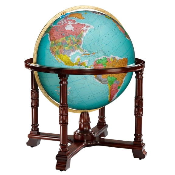 Diplomat Globe Antique 32-inch Illuminated