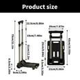 thumbnail image 5 of Gieenan Small Folding Hand Truck Cart with Shockproof Wheels for Airport Travel Moving, 5 of 10