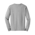 thumbnail image 2 of Oversized Tranquil Lotus Flower Ultra Cotton Long Sleeve Graphic Shirt - Ash 4XL, 2 of 2