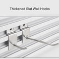 thumbnail image 4 of Slat Wall Hanging Hooks, Fixed Items Electroplating Treated Surfaces Slat Wall Hooks Storage Function  for Cell Phone Store, 4 of 7