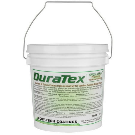 Acry-Tech DuraTex White 1 Gallon Spray Grade Speaker ...
