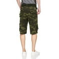 thumbnail image 2 of X RAY Mens Cargo Shorts Camo & Solid Colors 12.5" Inseam Knee Length Classic Fit Multi Pocket, Olive Camo, 32, 2 of 8