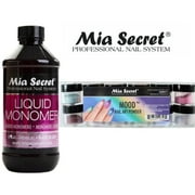Mia Secret - Monomer 8 oz + Mood 12 Colors Set
