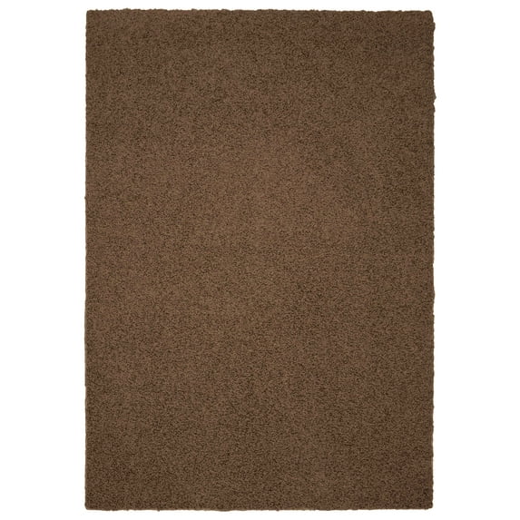 Southpointe Shag Chocolate 4 ' x 6 ' Living Room Area Rug
