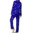 thumbnail image 3 of BLVB Womens Pajama Sets Pj Set Cute Heart Print Long Sleeve Button down Shirt Long Pants Lounge Sets Valentine's Day Gifts, 3 of 6