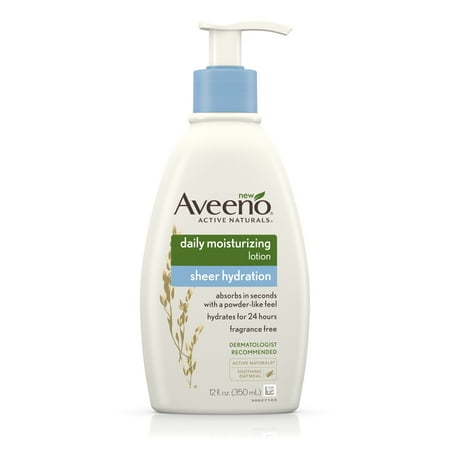 Aveeno Sheer Hydration Daily Moisturizing Lotion, 12 Fl. Oz - Walmart.com