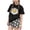 Black, variant on Girls Summer Outfits 2026 Short Sleeve T-Shirt and Shorts Set Girl Clothes 3-15 Years Pink 14-15 Years