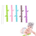 thumbnail image 4 of Baby Teething Tubes, Nontoxic Hollow Straw Design Baby Teething Toys  For Bedroom For Home For Baby, 4 of 8