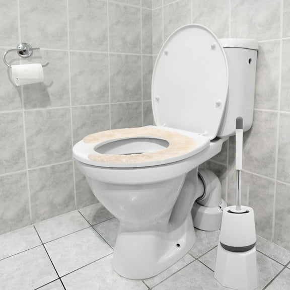COMPUKAS Beige Toilet Training Ladder with Soft and Polyester Attachment Potty Training