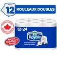 thumbnail image 2 of Royale Everyday Comfort, 2 Ply Toilet Paper, 12 Equal 24 Bathroom Tissue Rolls, 2 of 22