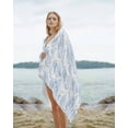 thumbnail image 2 of Blue Floral Beach Towels Oversized Super Absorbent, Garden Petals Flower Botanical Tree Branch Lightweight Bath Towel Quick Dry Sets For Bathroom/Pool/Rv Camping/Beach Play/Gym Room/Picnic 30"x60", 2 of 8