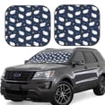 thumbnail image 1 of Balery Cute Sheep 1 Parasol para parabrisas de coche de 2 piezas | Parasol plegable para parabrisas delantero de coche para la mayoría de sedanes-Small, 1 of 6