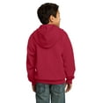 thumbnail image 2 of Port & Company - Youth Core Fleece Full-Zip Hooded Sweatshirt, 2 of 5