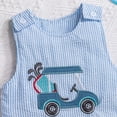 thumbnail image 6 of JUMEYU Baby Clothes Unisex Funny Baby Boy Shirt Romper Summer Infant Clothes 0 3 6 9 12 18 24 Months (Light Blue,0-3 Months), 6 of 6