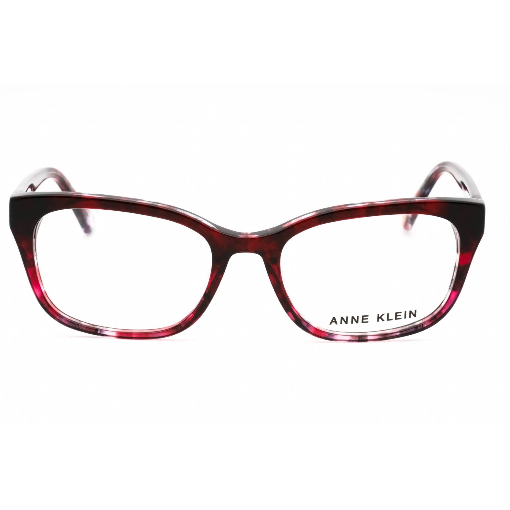 NEW ANNE KLEIN women\'s ak5076 rectangular eyeglasses in merlot gradient 603 Anne Klein AK5076 603 Burgundy Womens Cat Eye Full Rim  main image 3