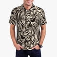 thumbnail image 1 of Fotbe Leopard And Zebra1 Camiseta Polo de Golf para Hombre con Estampado – Camisa Deportiva Transpirable con Cuello Abotonado-Large, 1 of 6