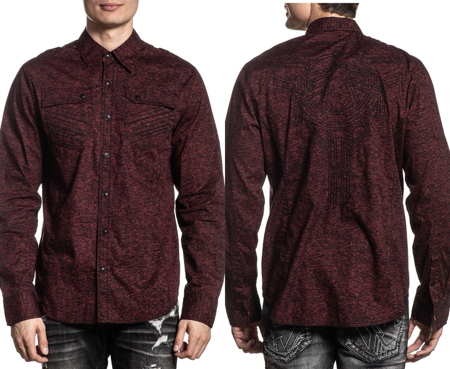 Dockers Men's Washed Poplin Button-Up 