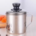 thumbnail image 2 of 1pc Container Oil Can Filter Separator Y Utensilios De cm 10cm Sunnimix Recipiente de grasa de tocino, 2 of 8