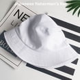 thumbnail image 4 of Guardurnaity Sombrero de cubo para mujer, ala ancha, Color sólido, para playa, viaje, sol, lavable, para exteriores, decorativo, para niña, pescador, Sombreros NO6 Guardurnaity AP001828-13, 4 of 5