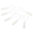 thumbnail image 1 of Unique Bargains Remplacement de Poignées à Fermeture Éclair 30 Pack Rallonge pour Bagages Sacs à Dos Vestes Blanc, 1 of 5