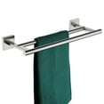 thumbnail image 1 of KOKOSIRI Hand Towel Holder Rack 16 Inch Bathroom Double Towel Bars Rails for Bath Toilet Brushed Nickel Stainless Steel B5005BR-L16, 1 of 9