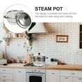 thumbnail image 3 of CTIRCHIU Multipurpose Steam Pot Steamer Soup Pot Stainless Steel 1Set, 3 of 8