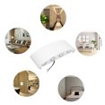 thumbnail image 2 of Lámpara de pared LED de aluminio simple para interiores, para dormitorio, pasillo, 8 W, CA, color blanco (blanco frío)., 2 of 14
