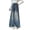 Z5-Dark Blue, variant on Shadoumai Girls Printed Wide Leg Pants Straight Cut Casual Denim Trousers For Big Kids Fashionable And Comfortable Daily Wear