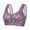 Purple, variant on No Underwire Bra for Big Busted Women Push-Up Bras No Underwire Full Coverage Bralette