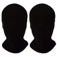 thumbnail image 1 of 2 Piezas HOMELEX Máscara Integral Capucha de Spandex para Halloween Unisex Tela Negra, 1 of 3