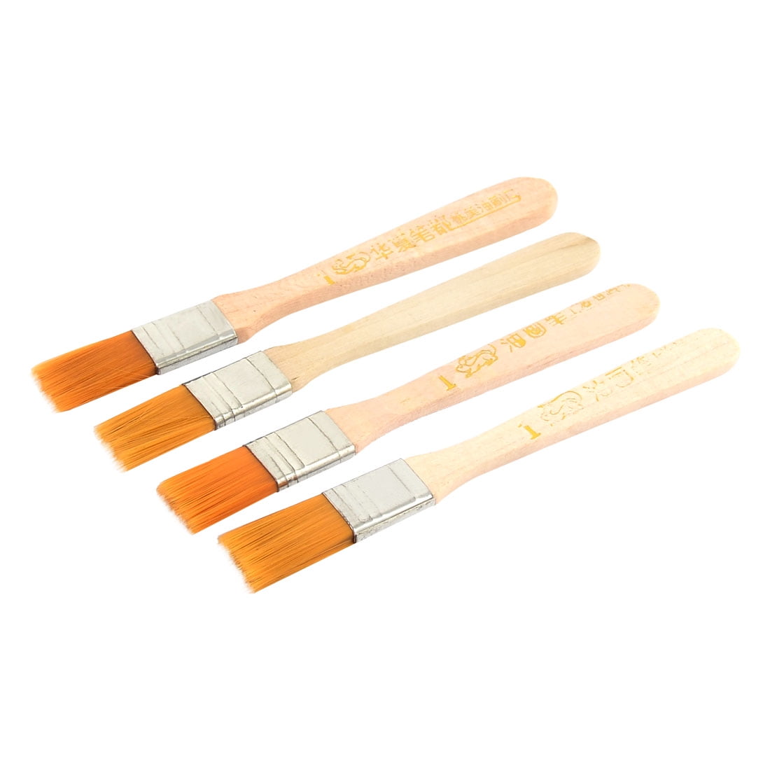 Wooden Handle Nylon Hair Artist Painter Drawing Oil Paint