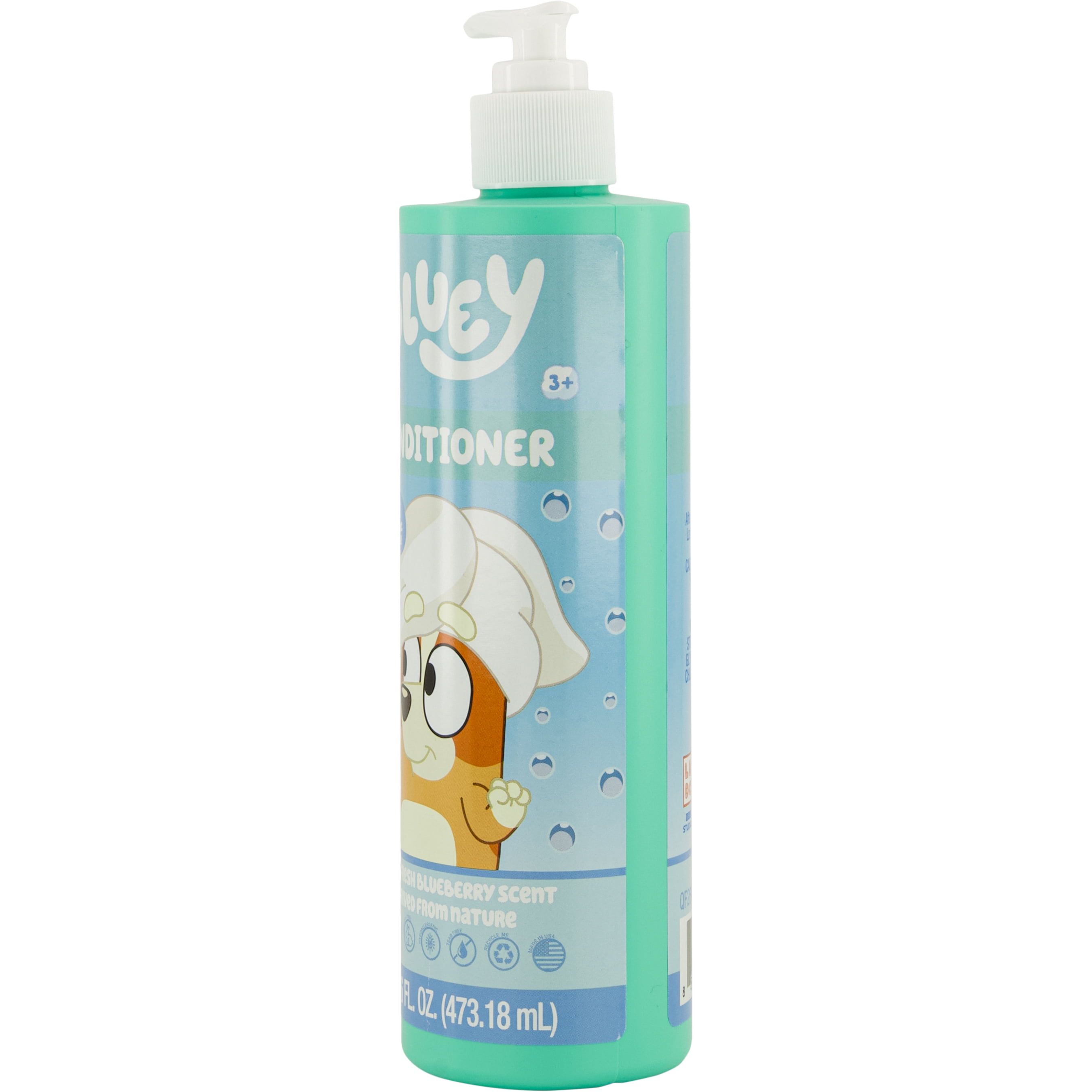 Bluey Conditioner, 16 oz, Light Fresh Melon Scent, Ages 3+